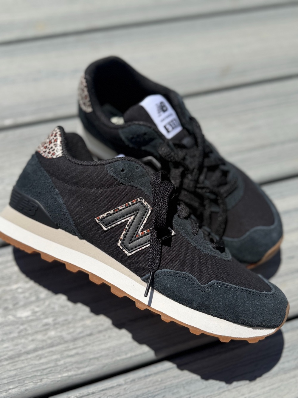 New Balance Classic Sneaker Black & Cheetah Women’s 7